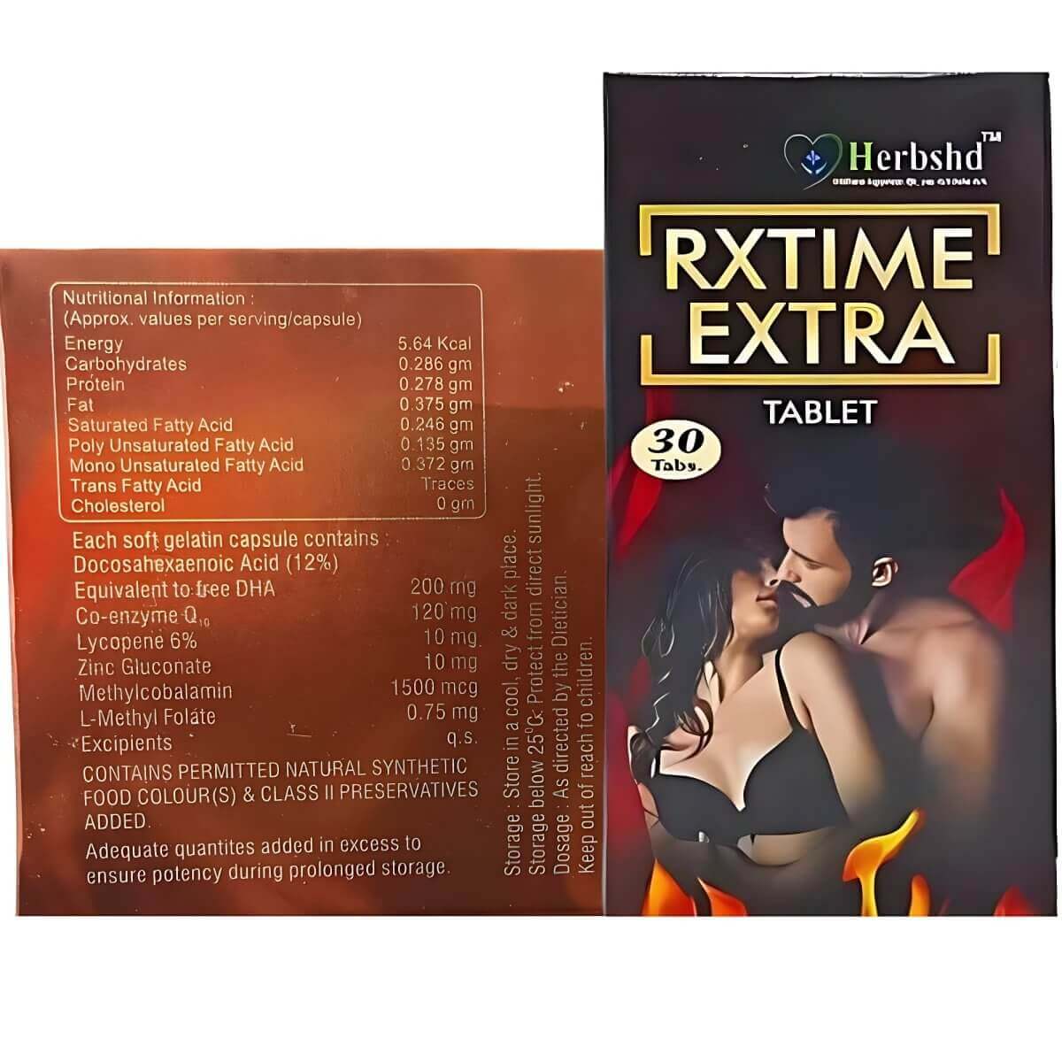 Rxtime extra tablet & Coq - 10 capsule (Combo Pack) For quick ejaculation - HEALTH AIM PHARMACY