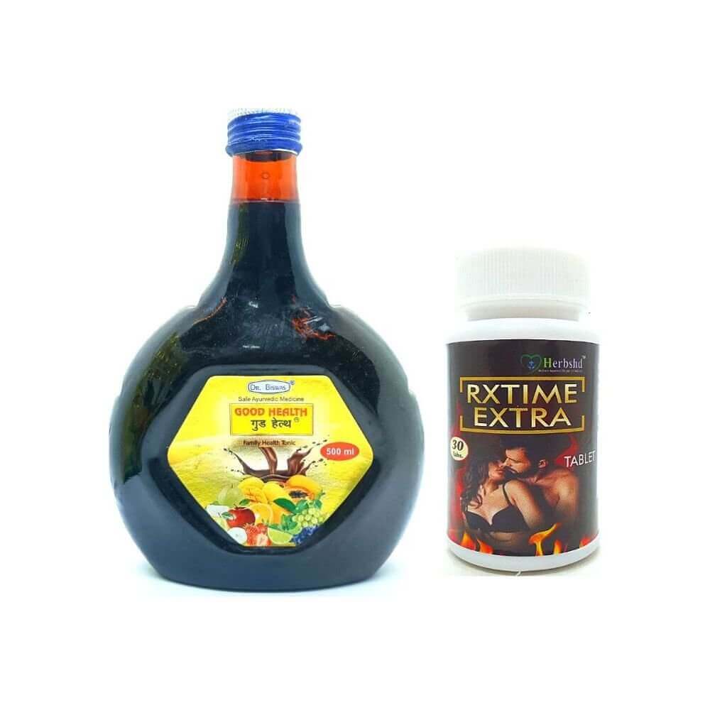 Rxtime Extra Tablet & Good Health Tonic(combo pack) - HEALTH AIM PHARMACY