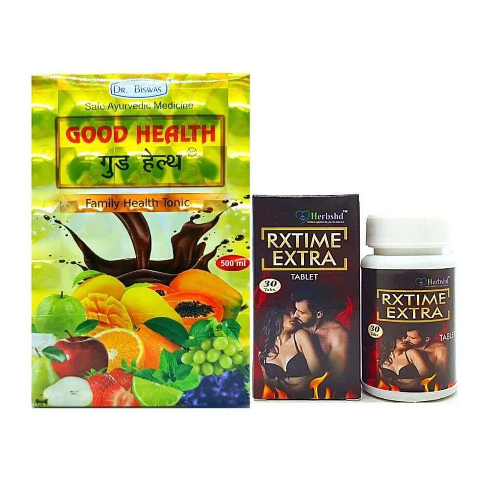 Rxtime Extra Tablet & Good Health Tonic(combo pack) - HEALTH AIM PHARMACY