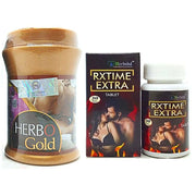 Rxtime Extra Tablet & Herbo Gold Powder (combo pack) - HEALTH AIM PHARMACY
