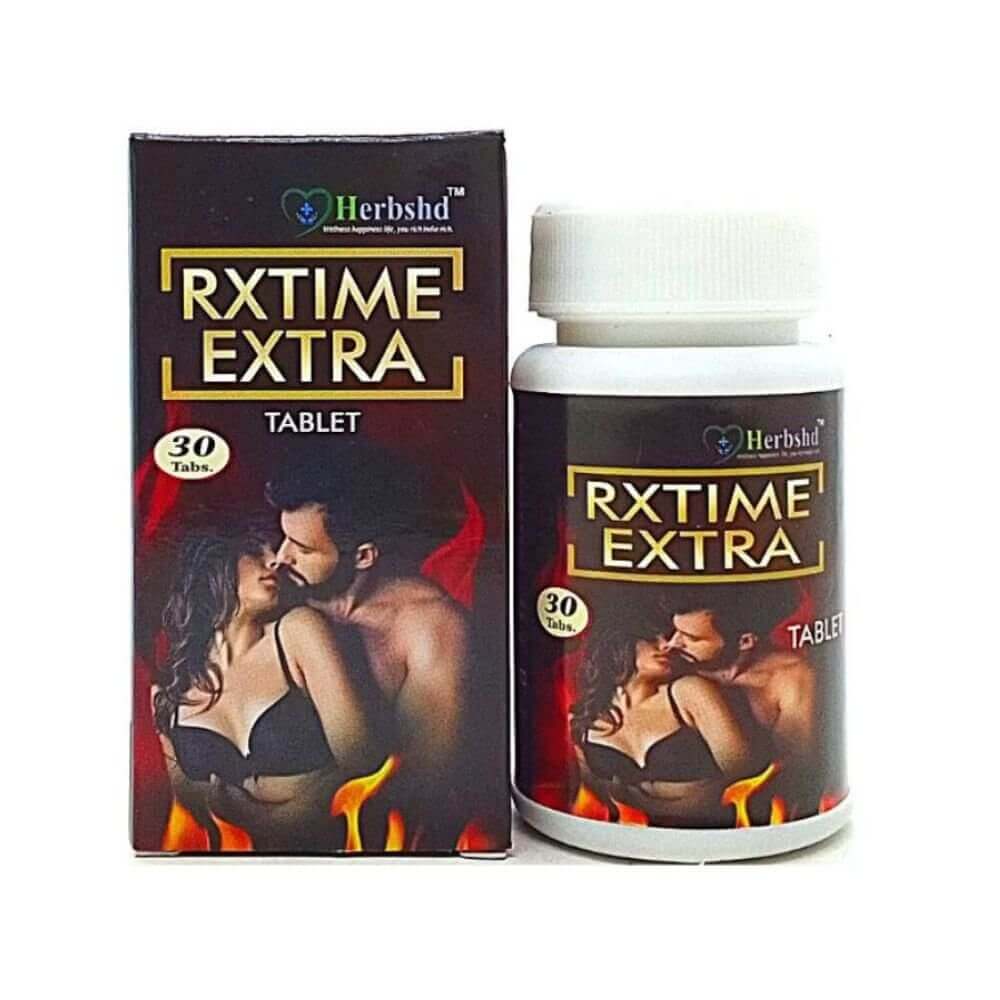 Rxtime Extra Tablet & Herbo Gold Powder (combo pack) - HEALTH AIM PHARMACY
