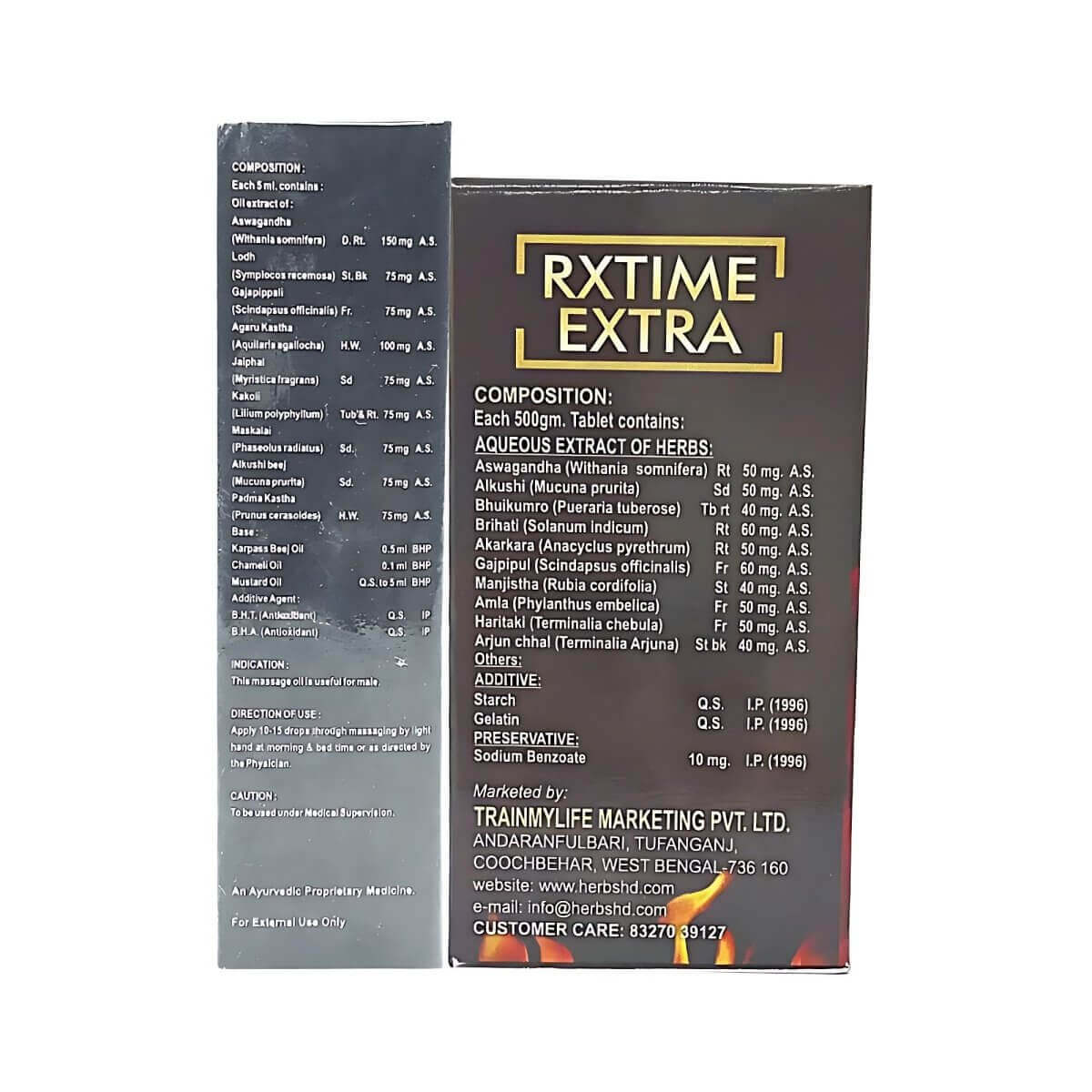 Rxtime Extra Tablet & Power Plus Oil for Keeps the body active - HEALTH AIM PHARMACY