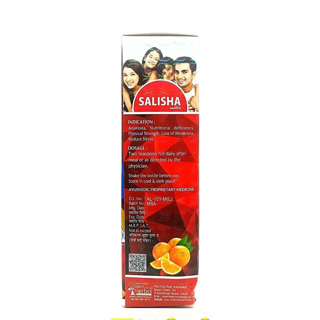 Salisha Active Syrup 450ml(Pack of 2) - HEALTH AIM PHARMACY