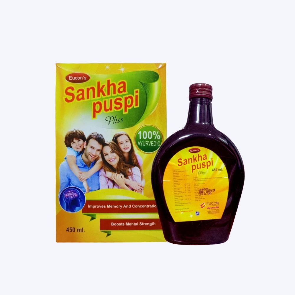 Sankha Puspi Plus 450ml.(pack of 2) - HEALTH AIM PHARMACY