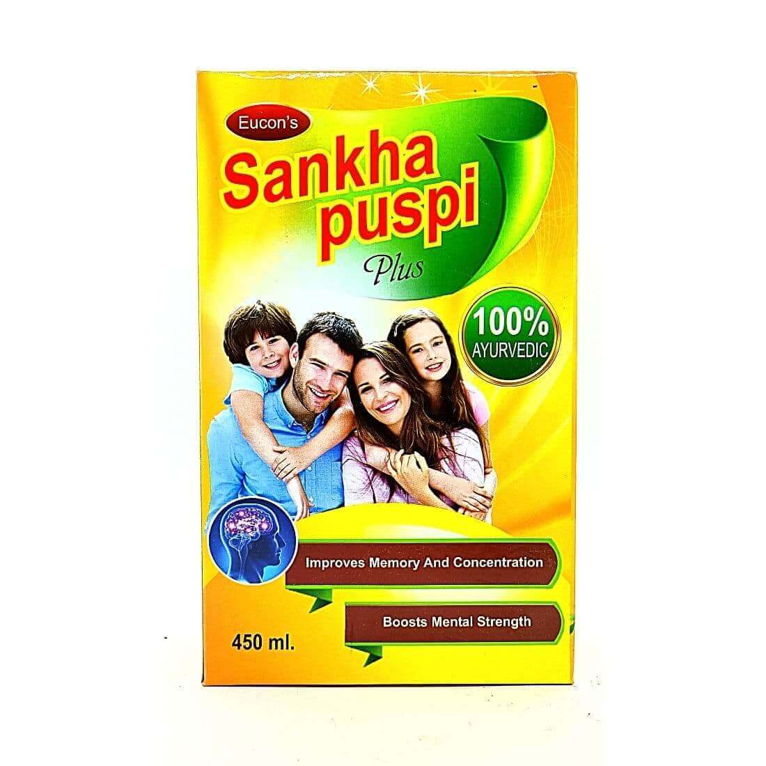 Sankha Puspi Plus Syrup (pack of 2) - HEALTH AIM PHARMACY