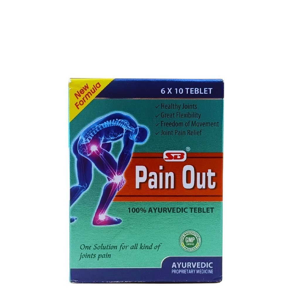 SB Herbo Pain Out Pain reliever tablet 60 pc(pack of 2) - HEALTH AIM PHARMACY