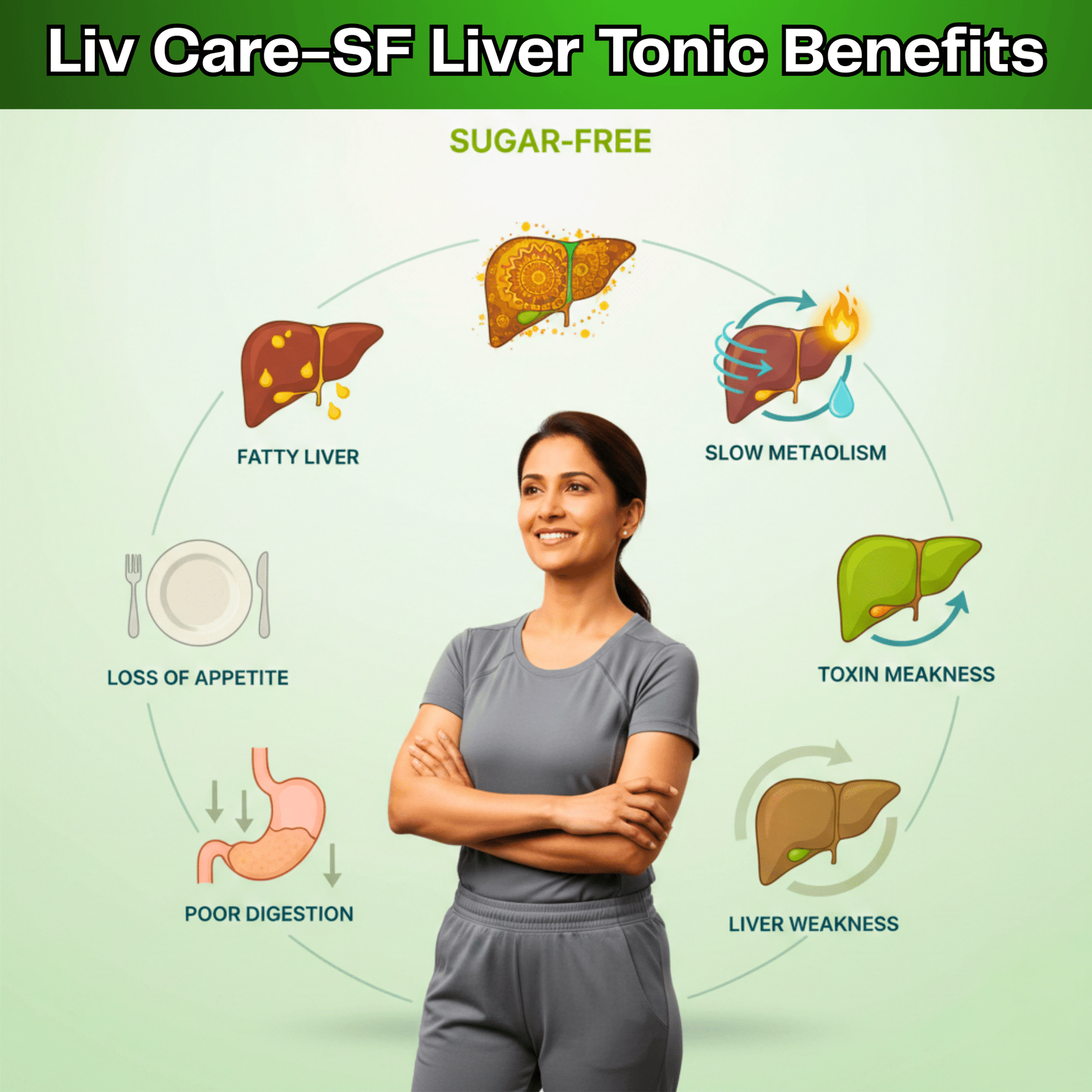 SB Liv Care - SF Liver Tonic 450ml. (pack of 2) - HEALTH AIM PHARMACY