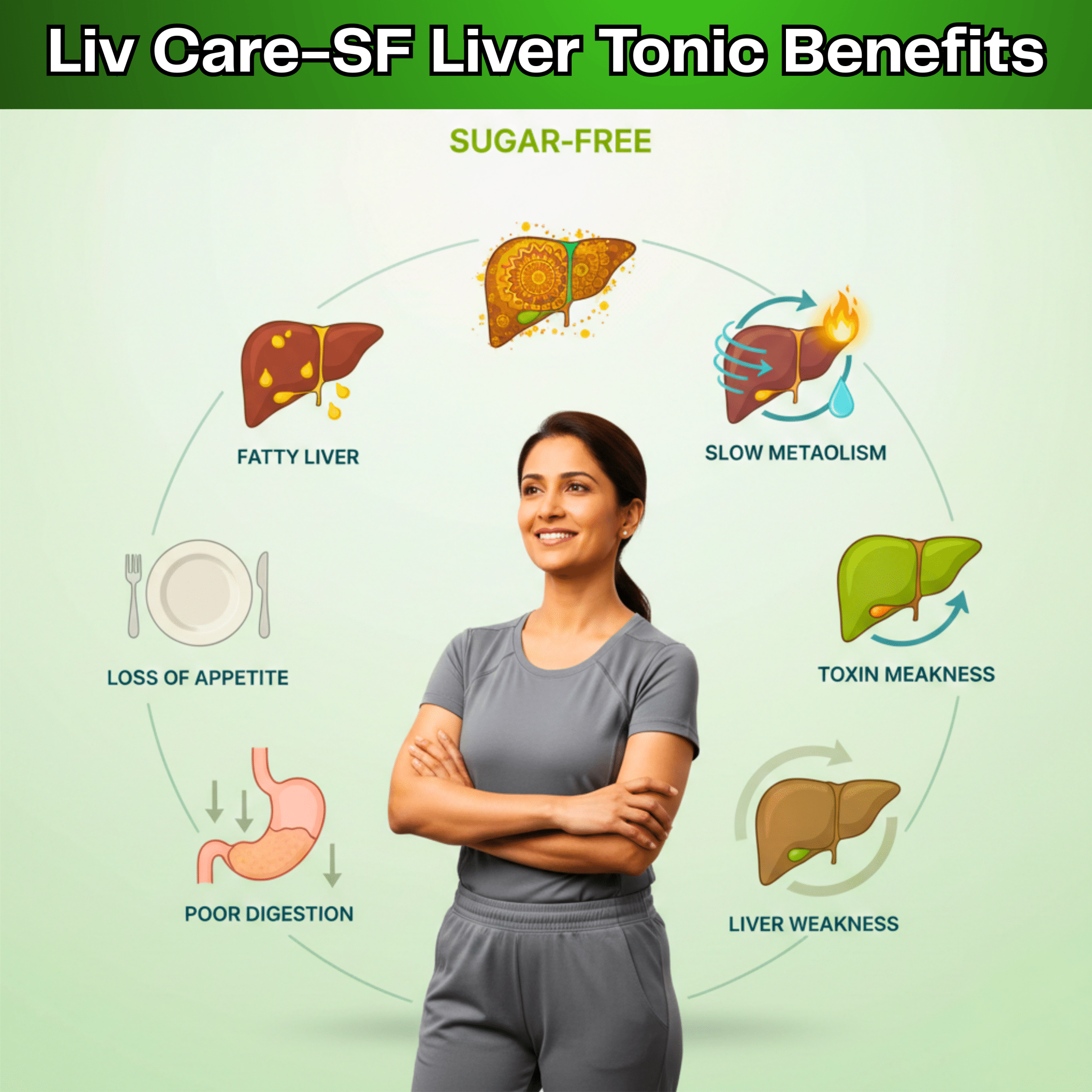 SB Liv Care - SF Liver Tonic 450ml. (pack of 2) - HEALTH AIM PHARMACY