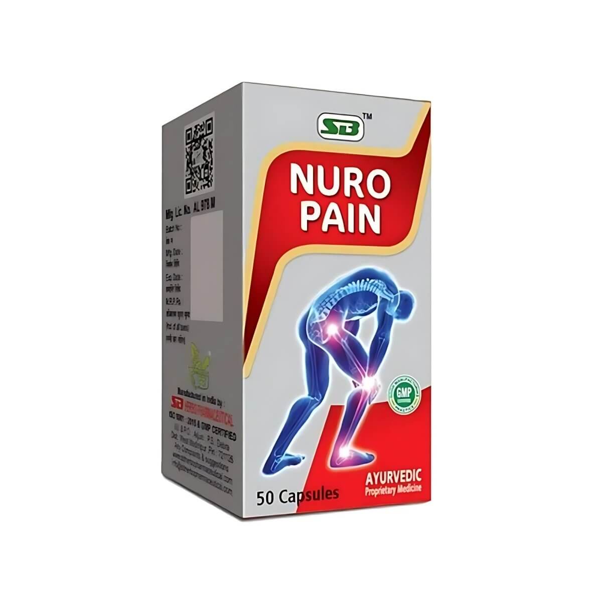 SB Nuro Pain Capsule is an Ayurvedic supplement (pack of 2) - HEALTH AIM PHARMACY