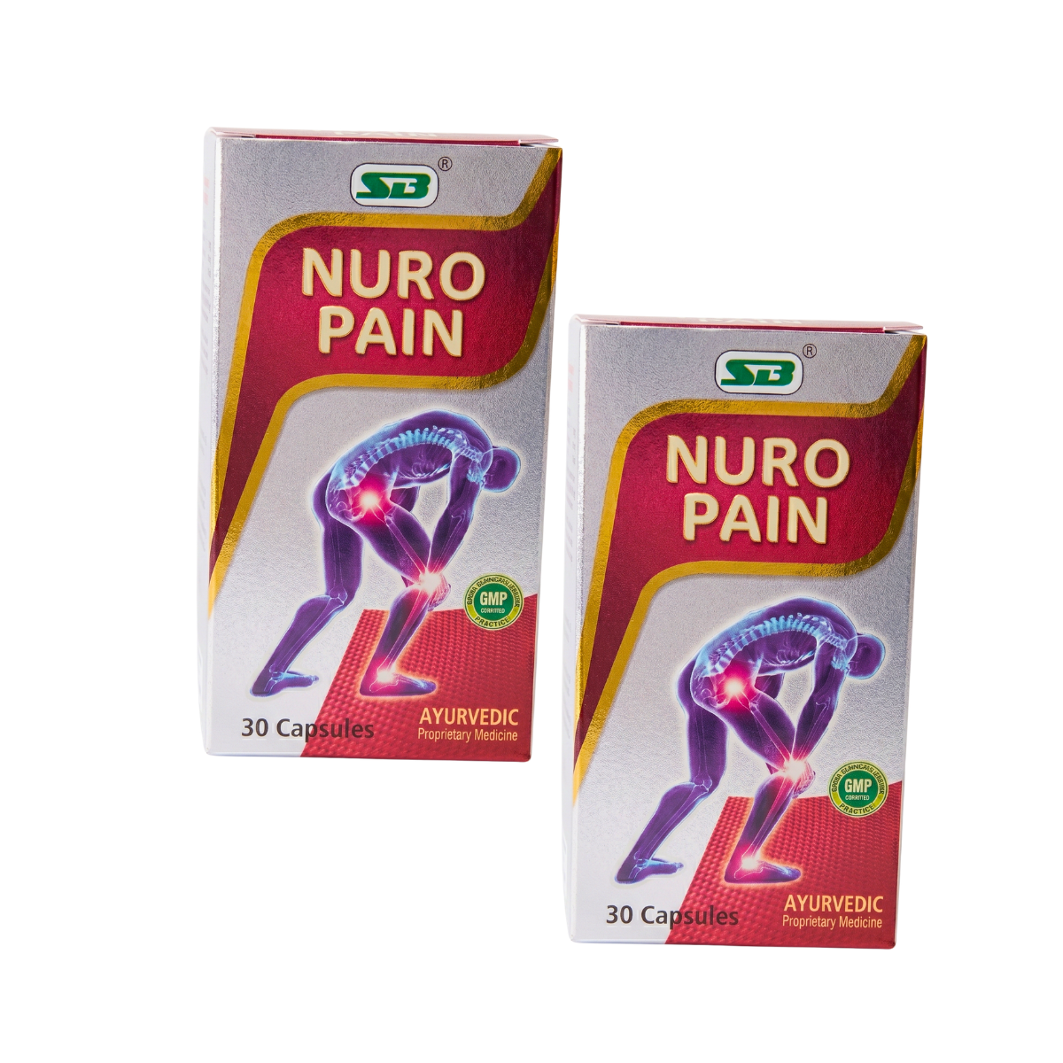 SB Nuro Pain Capsule is an Ayurvedic supplement (pack of 2) - HEALTH AIM PHARMACY