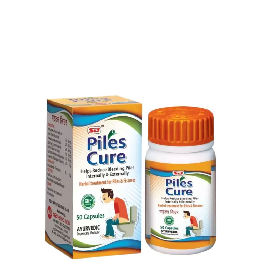 SB Piles Cure Capsule 50s.(pack of 2) - HEALTH AIM PHARMACY