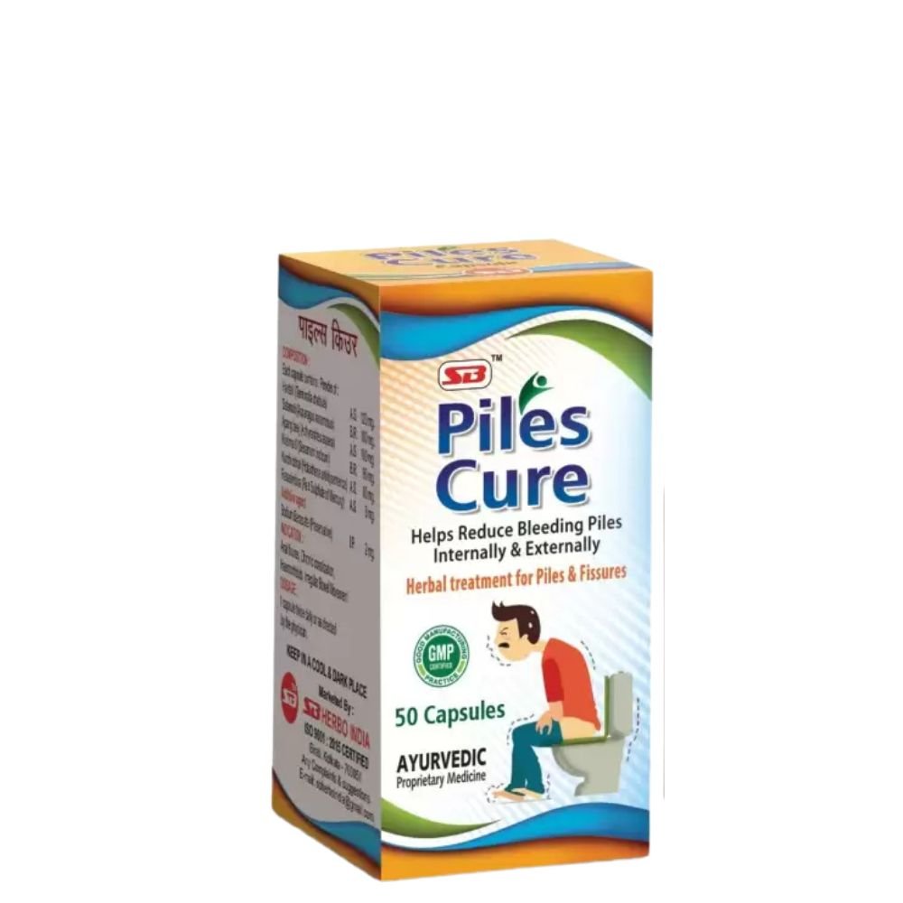 SB Piles Cure Capsule 50s.(pack of 2) - HEALTH AIM PHARMACY