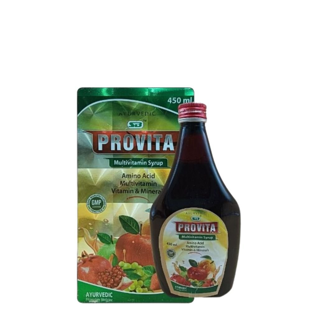 SB Provita Multivitamin syrup 450ml.(pack of 2) - HEALTH AIM PHARMACY