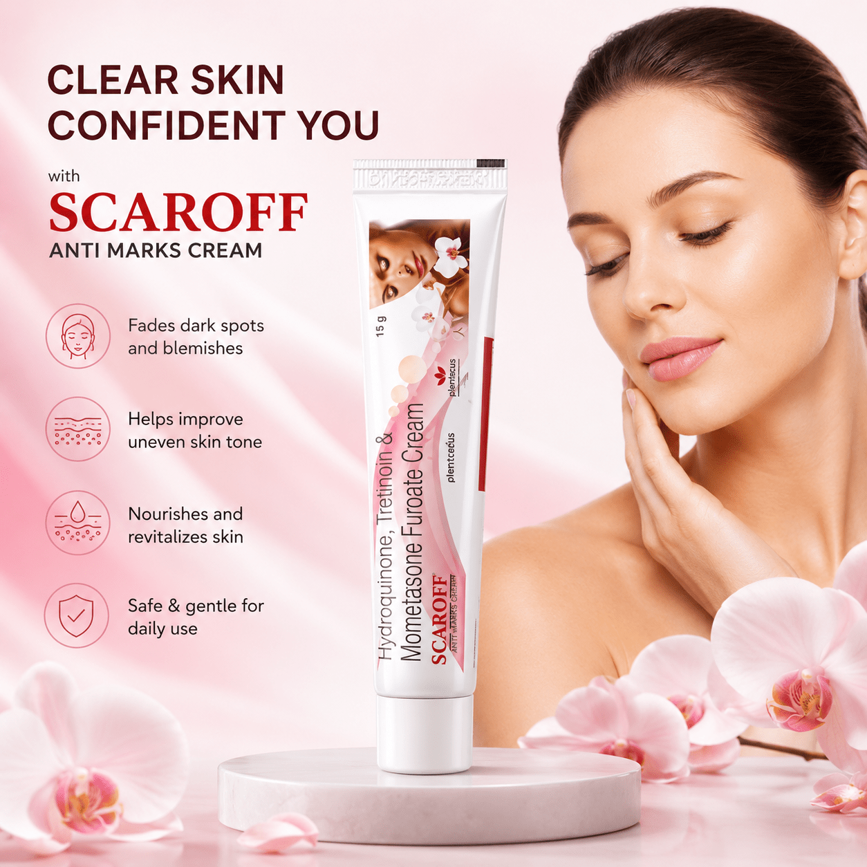 SCAROFF ANTI MARKS CREAM (PACK OF 5) - HEALTH AIM PHARMACY