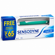 Sensodyne Fresh Gel Toothpaste (Free Sensodyne Toothbrush) 150 g - HEALTH AIM PHARMACY