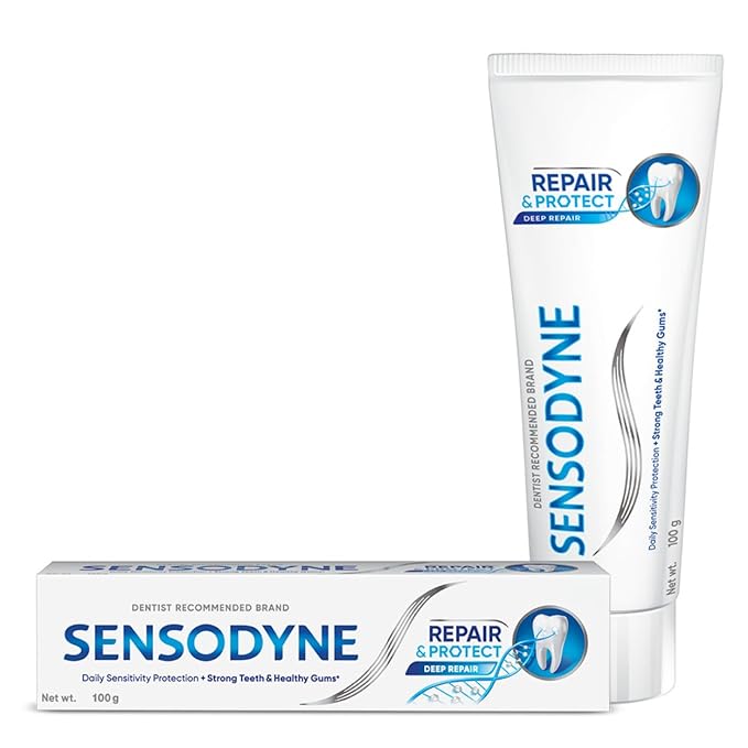 Sensodyne Repair & Protect Toothpaste | 100g | Deep Repair for Sensitive Teeth | Toothpaste for Sensitivity | Daily Sensitivity Protection & Repair with Novamin Technology - HEALTH AIM PHARMACY
