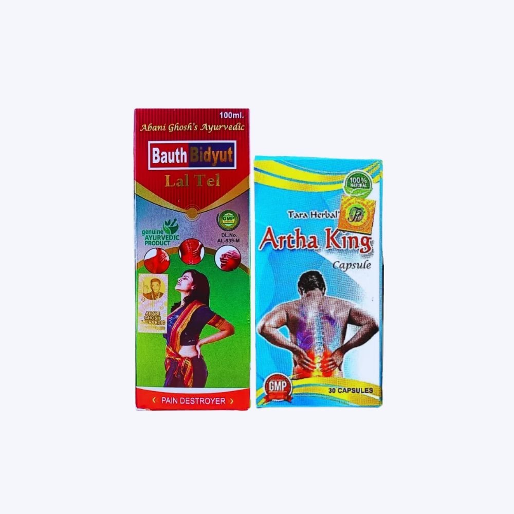 SHAKTI'S BAT BIDYUT OIL & ARTHA KING CAPSULE Effective in all types of pain - HEALTH AIM PHARMACY