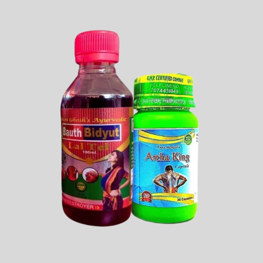 SHAKTI'S BAT BIDYUT OIL & ARTHA KING CAPSULE Effective in all types of pain - HEALTH AIM PHARMACY