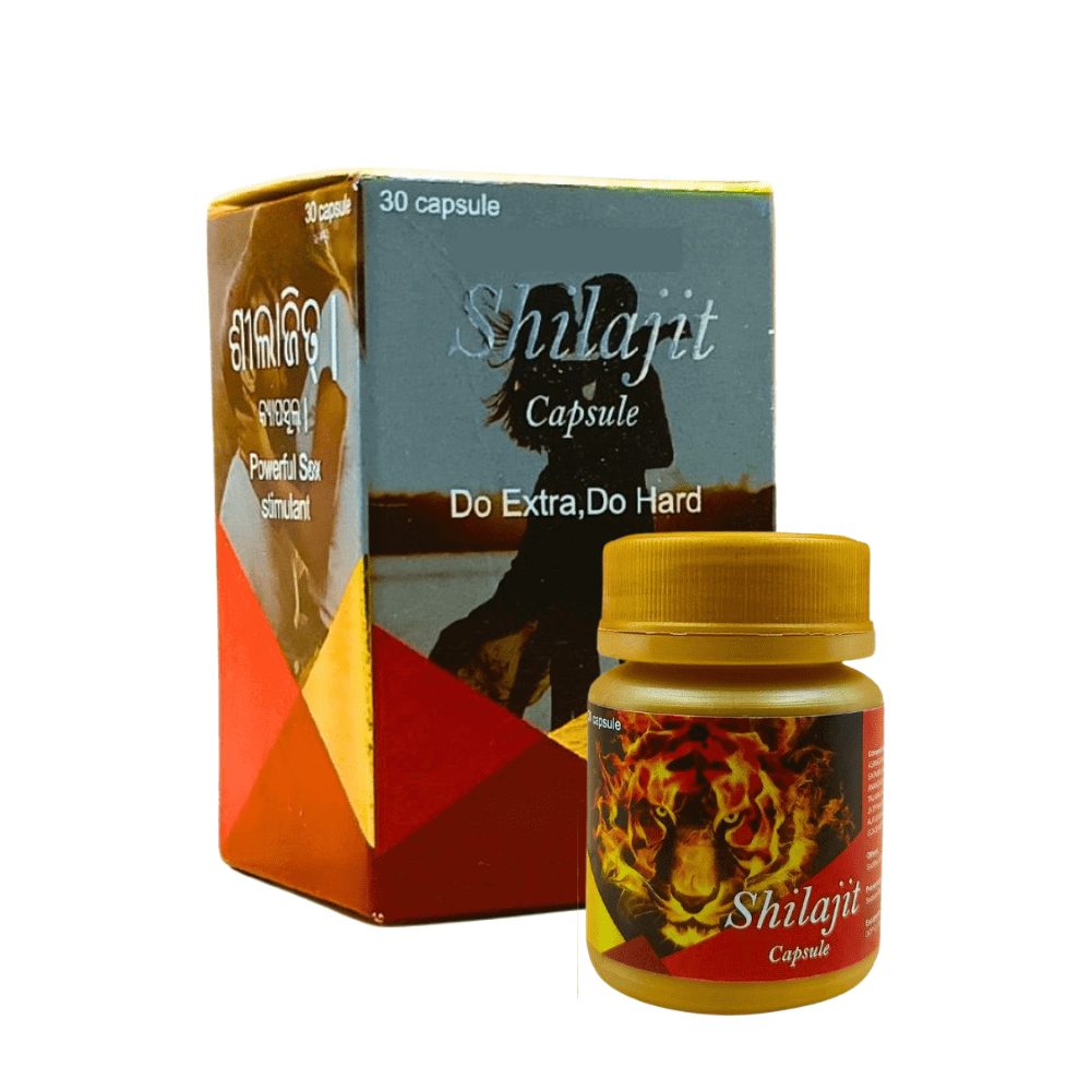 Shilajit Capsule improve strength stamina( Pack Of 2) - HEALTH AIM PHARMACY