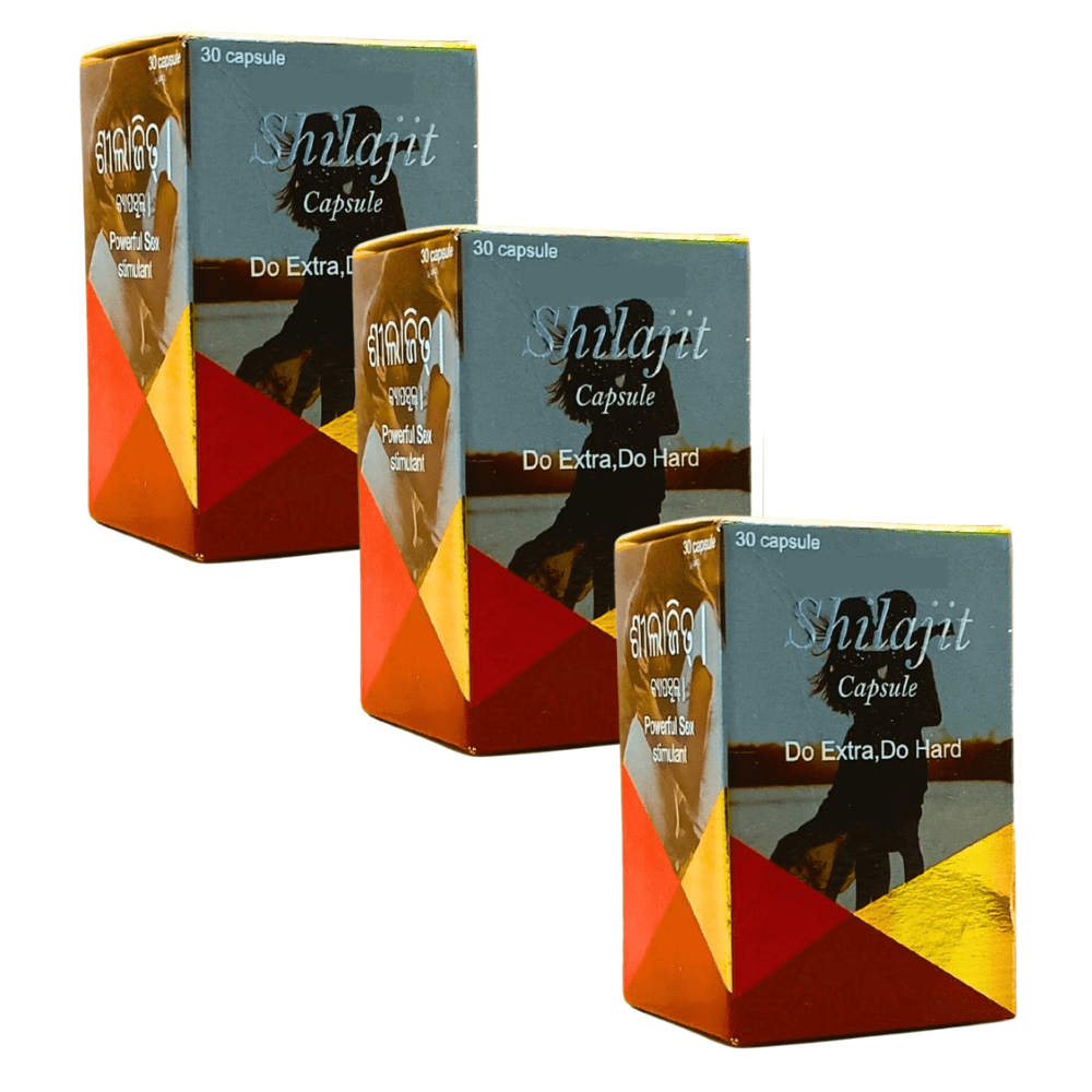 Shilajit Capsule improve strength stamina( Pack Of 2) - HEALTH AIM PHARMACY