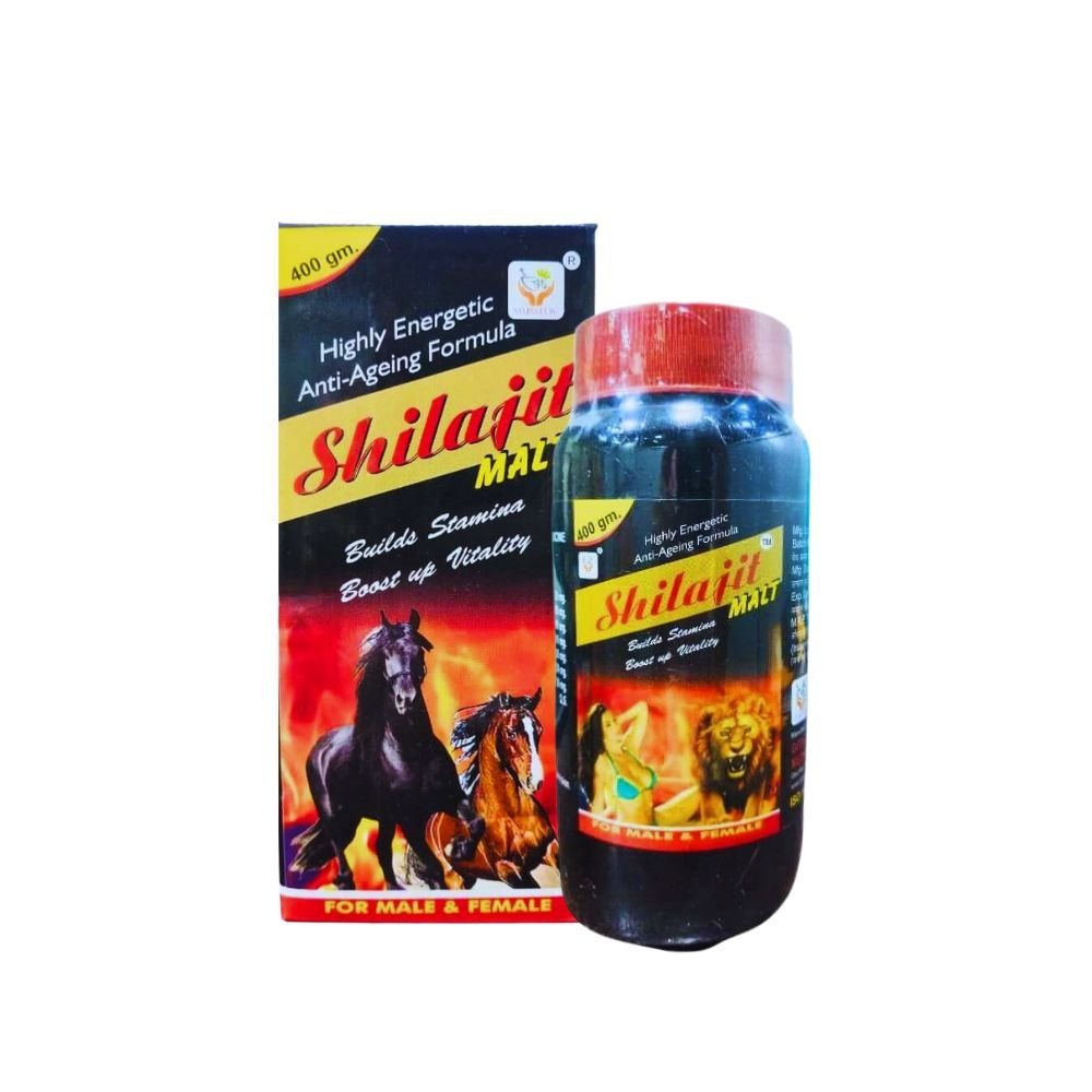 Shilajit Malt 400 gm (pack of 2) - HEALTH AIM PHARMACY