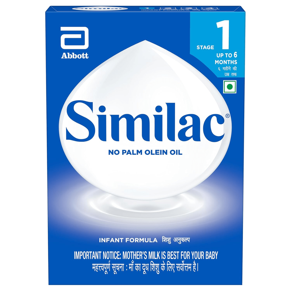 SIMILAC NO PALM OLEIN OIL STAGE 1 UP TO 6 MONTHS 400g - HEALTH AIM PHARMACY