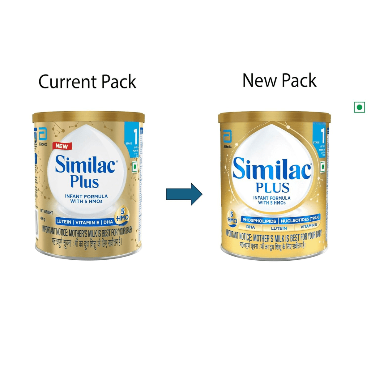 Similac Plus Stage 1 Infant Formula (Up to 6 months) Powder | 400gm - HEALTH AIM PHARMACY