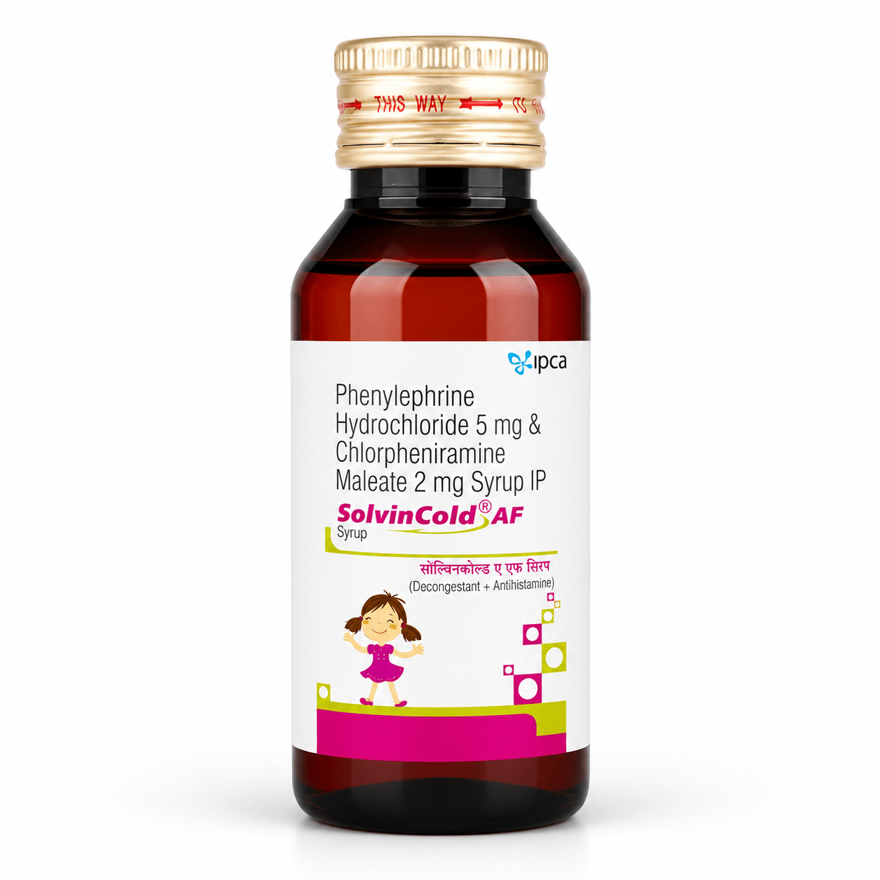 Solvin Cold AF Syrup 60ml - HEALTH AIM PHARMACY