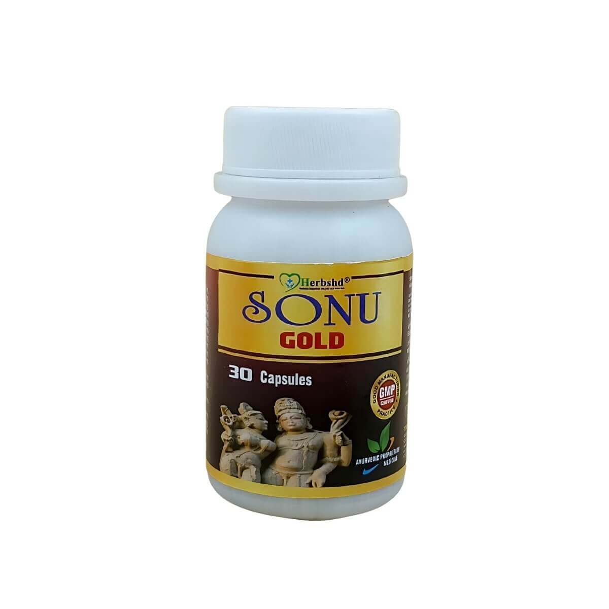 Sonu Gold Capsule for Premature Ejaculation male secretory medicine (Pack off 2) - HEALTH AIM PHARMACY