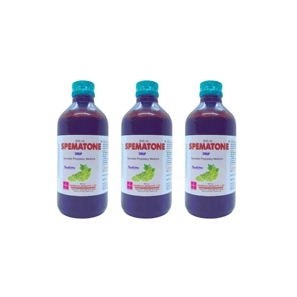 Spematone syrup 200 ml. (pack of 3) - HEALTH AIM PHARMACY