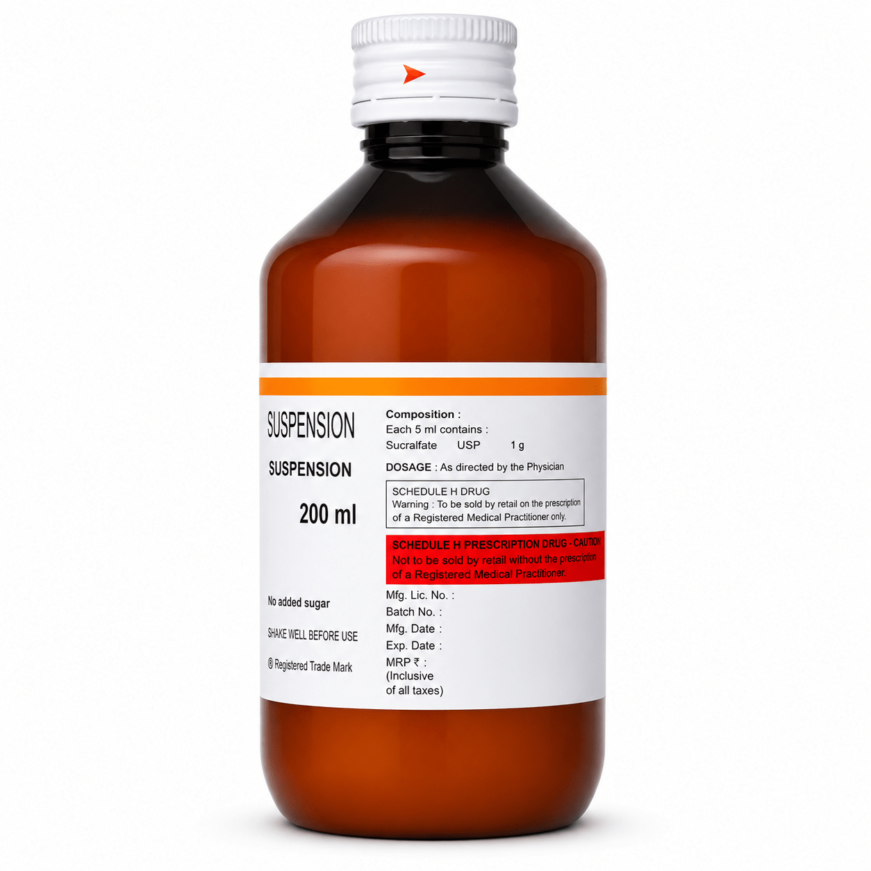 Sucral Oral Suspension 200ml - HEALTH AIM PHARMACY