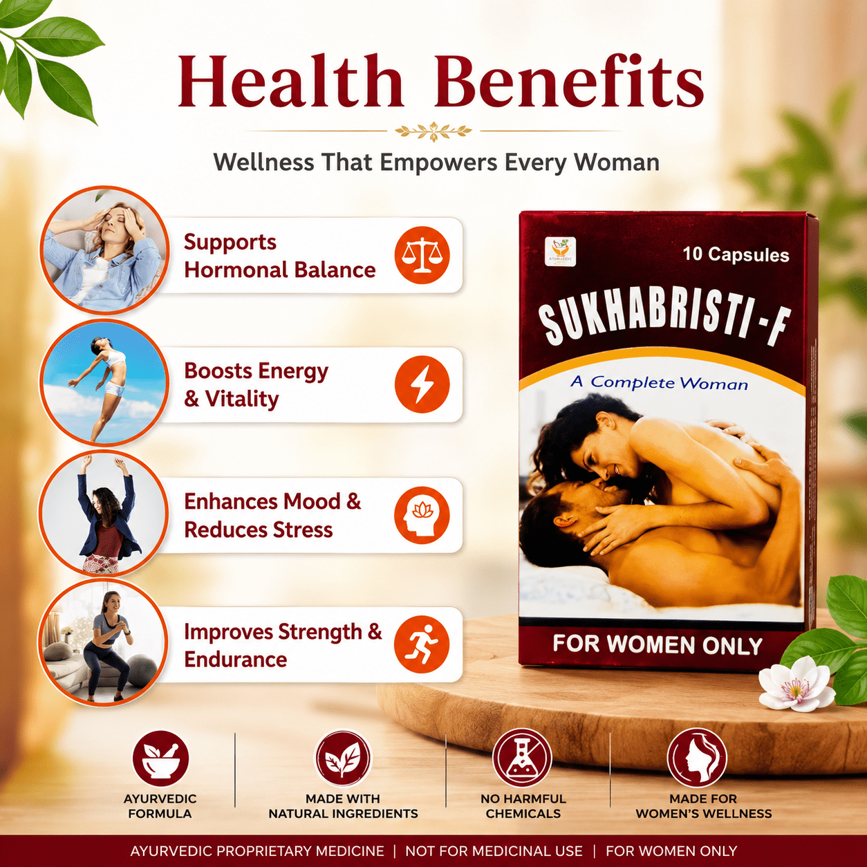 SUKHABRISTI F 10Capsules - HEALTH AIM PHARMACY
