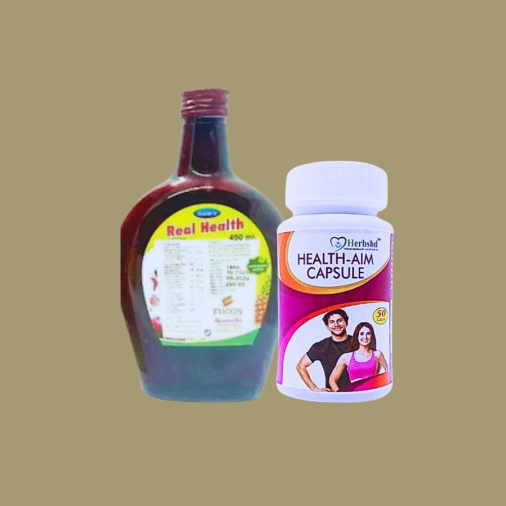 Super Immunity Booster Real Healt Tonic & Health Aim Capsule (Combo Pack) - HEALTH AIM PHARMACY