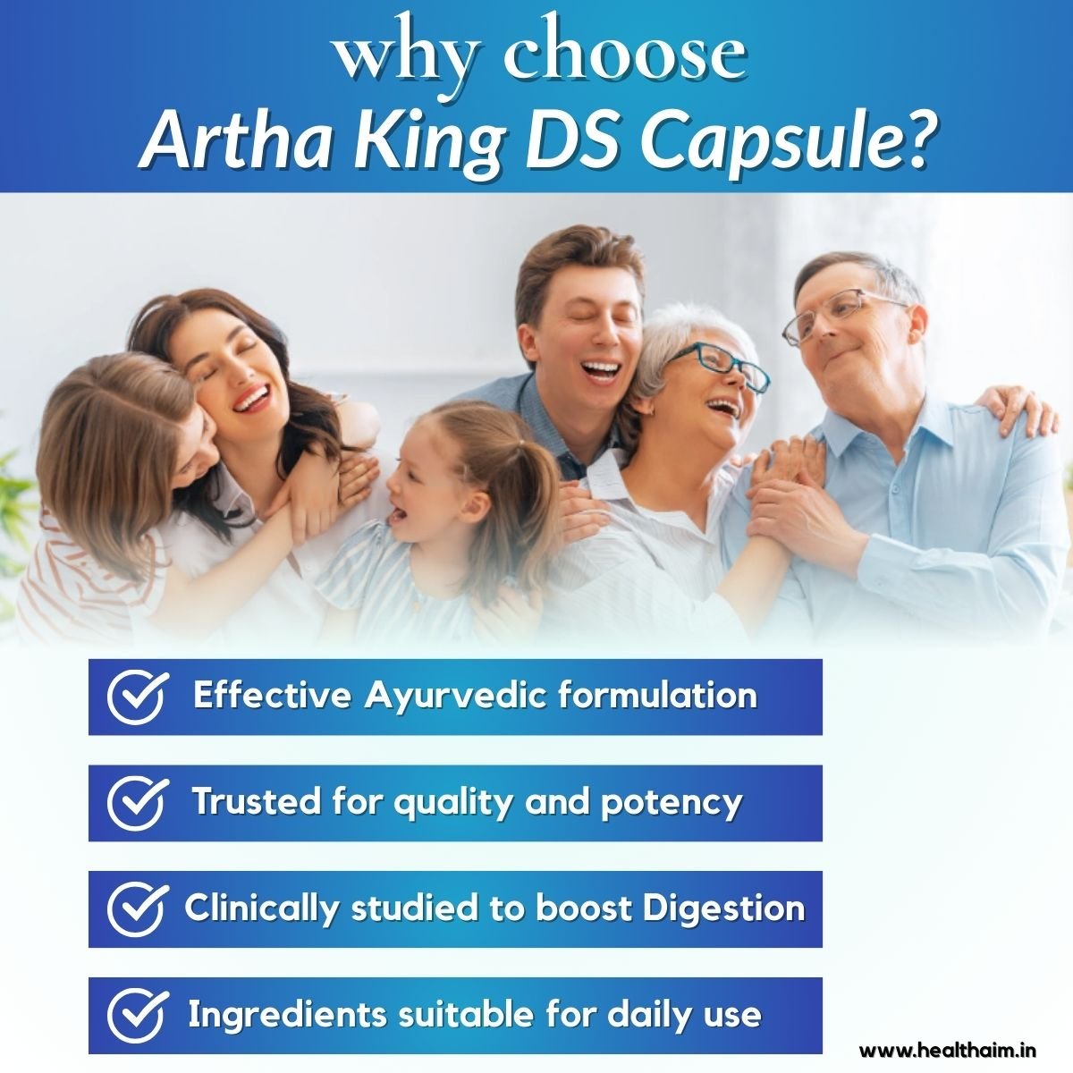 Tara Herbal Artha King Ds Capsule For Arthritis Relief 30 Caps | Pack of 2 - HEALTH AIM PHARMACY