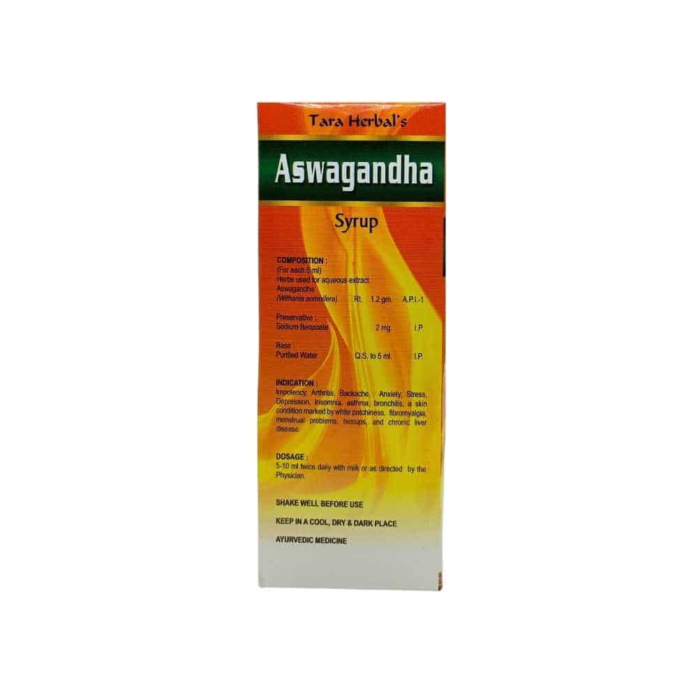 Tara Herbal’s Ayurvedic Aswagandha Syrup 450ml Pack Of 2 - HEALTH AIM PHARMACY