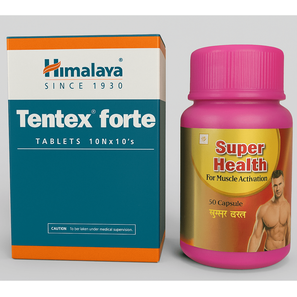 Tentex Forte + Super Health – Men’s Strength & Stamina Kit - HEALTH AIM PHARMACY