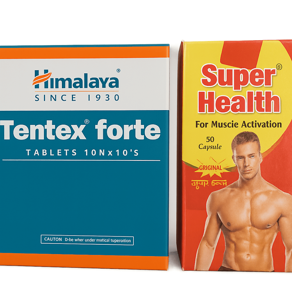 Tentex Forte + Super Health – Men’s Strength & Stamina Kit - HEALTH AIM PHARMACY