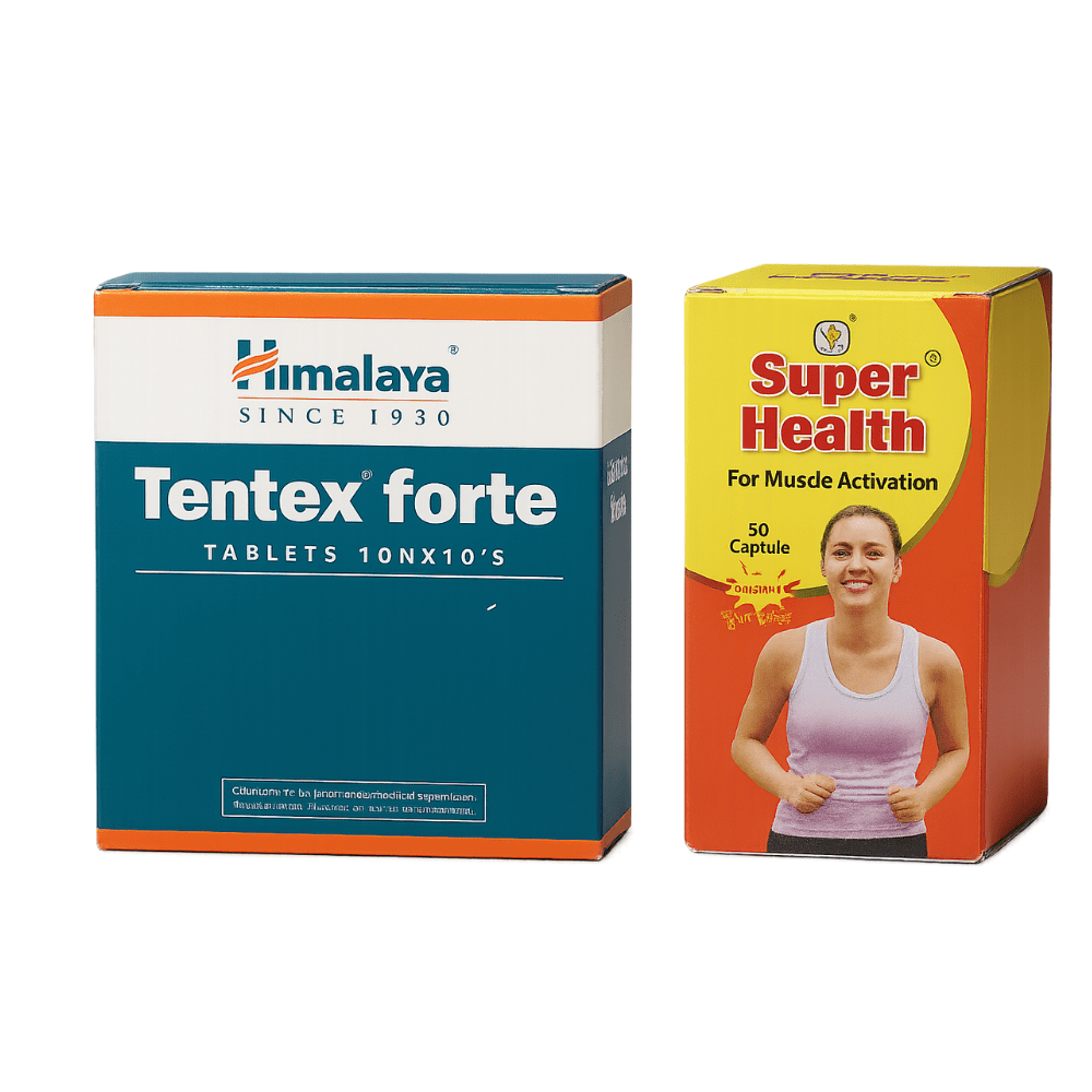 Tentex Forte + Super Health – Men’s Strength & Stamina Kit - HEALTH AIM PHARMACY