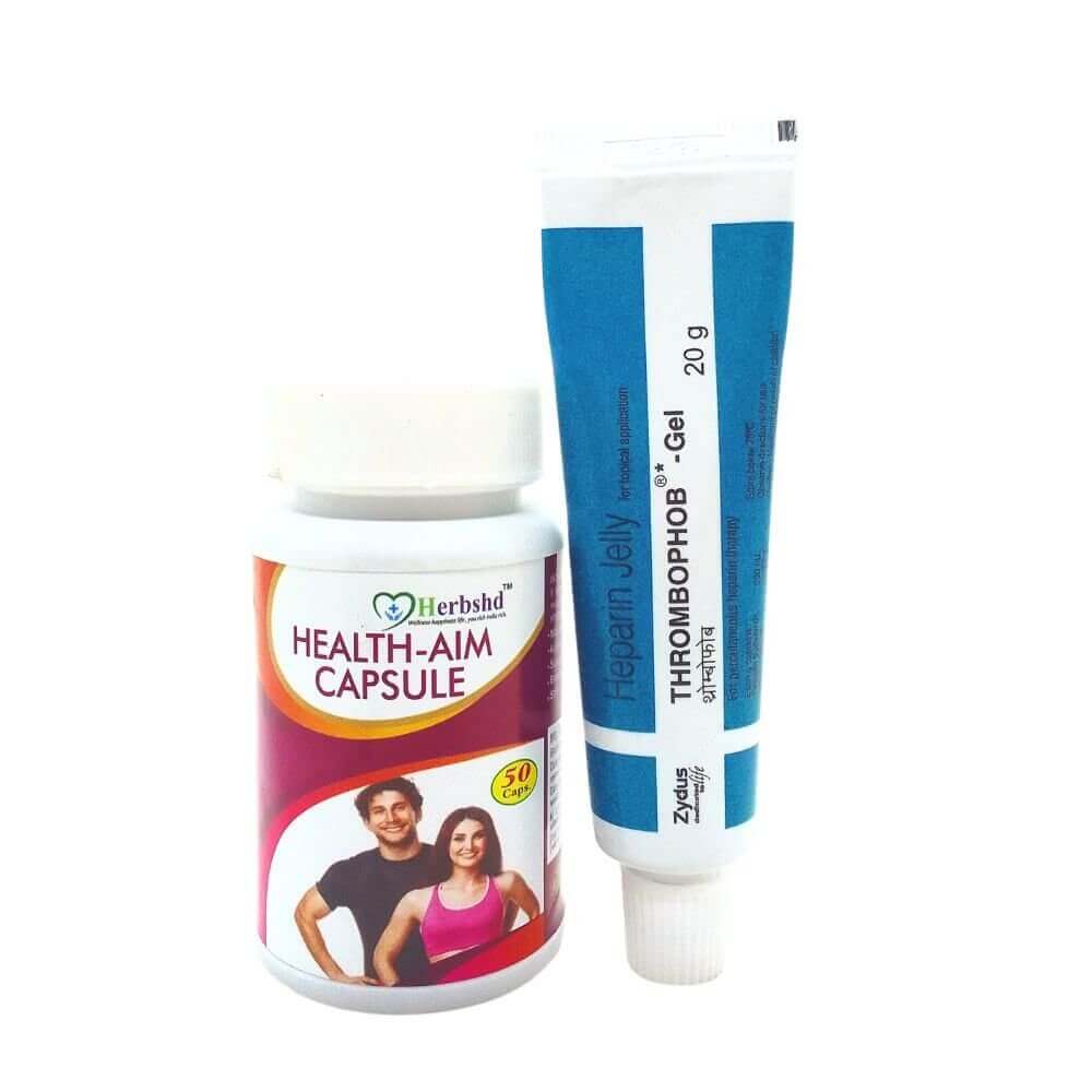 THROMBOPHOB - Gel & Health Aim Capsule (combo pack) - HEALTH AIM PHARMACY