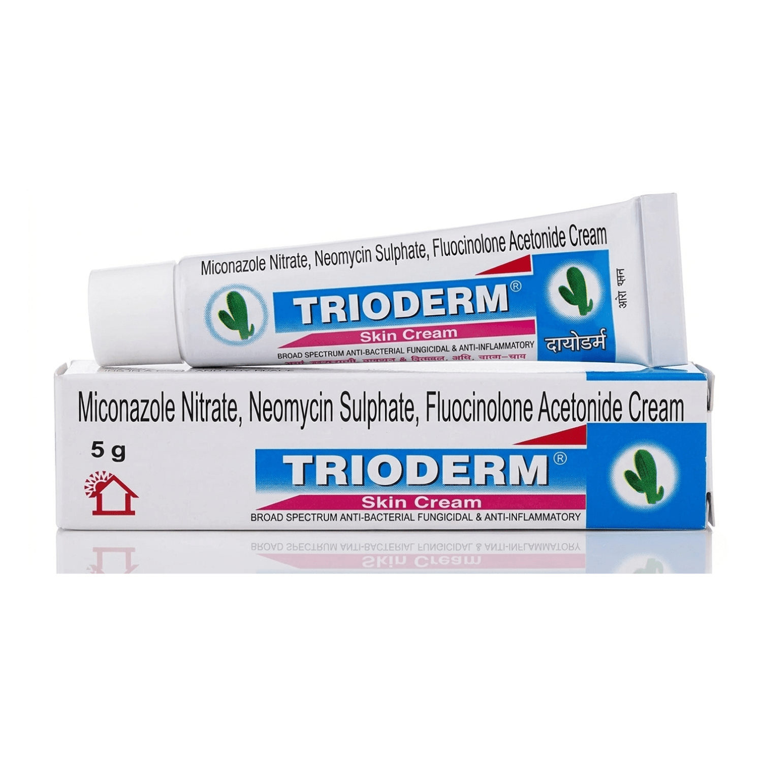 Trioderm Skin Cream 5gm (Pack of 8) & Ayurvedic Skinrog 30 Capsules | Combo Pack - HEALTH AIM PHARMACY