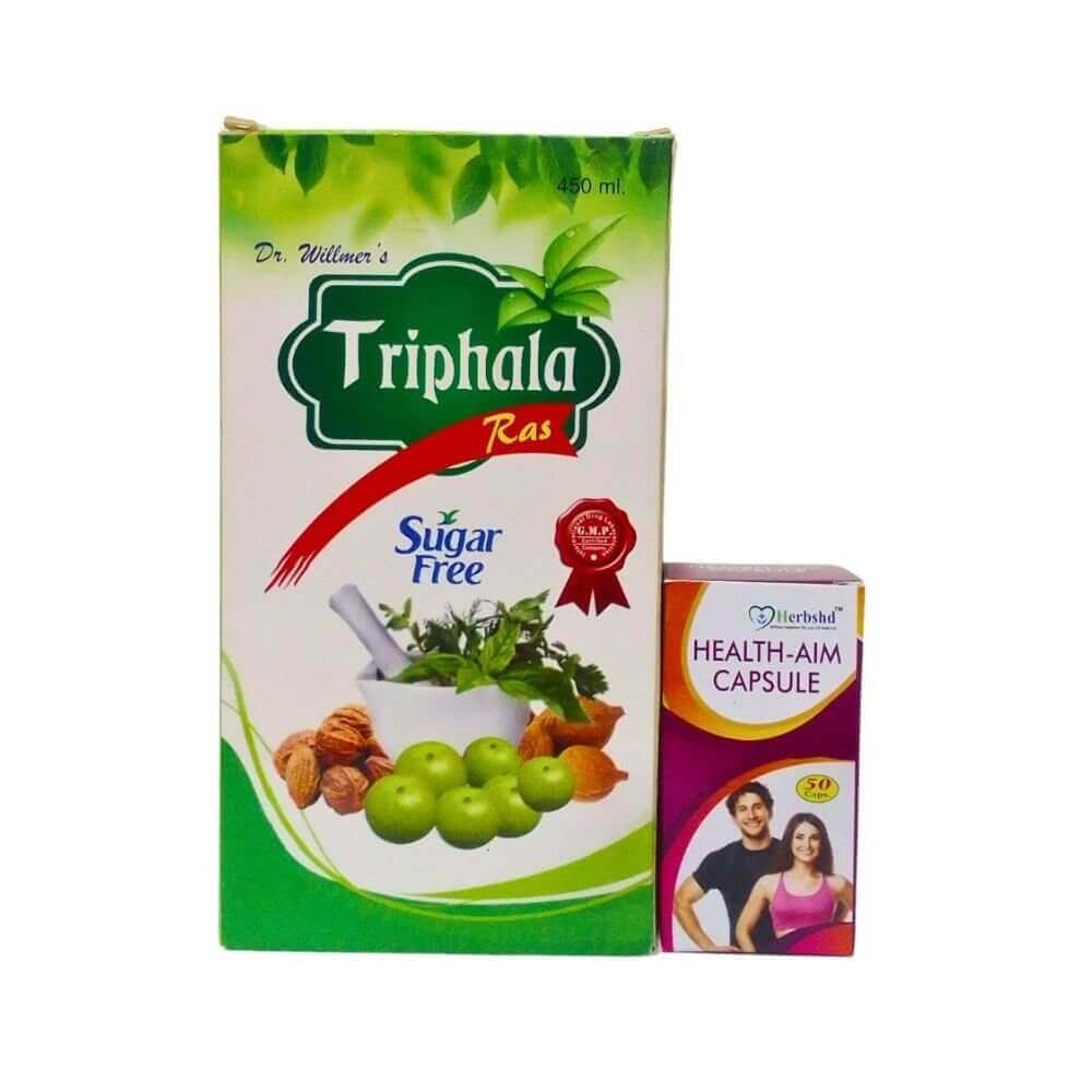 Triphala Ras Syrup & Health Aim Capsule(Combo pack). - HEALTH AIM PHARMACY