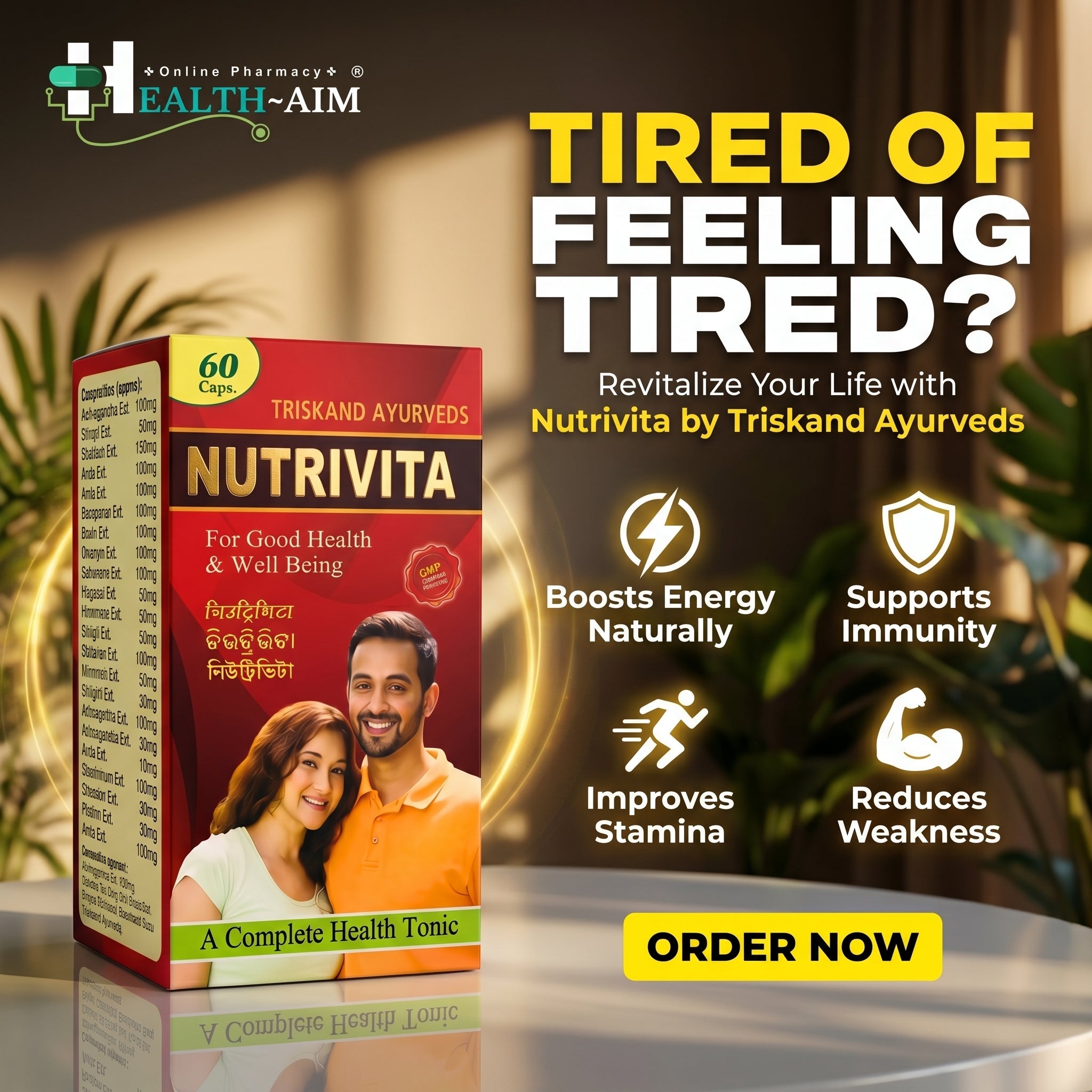 Triskand Ayurvedic Nutrivita Capsule(pack of 2) - HEALTH AIM PHARMACY