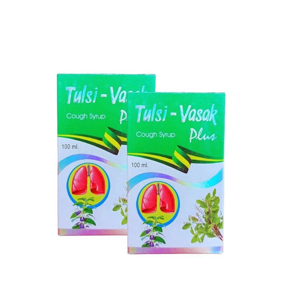 Tulsi - Vasak Plus Syrup 100ml. (pack of 3) - HEALTH AIM PHARMACY