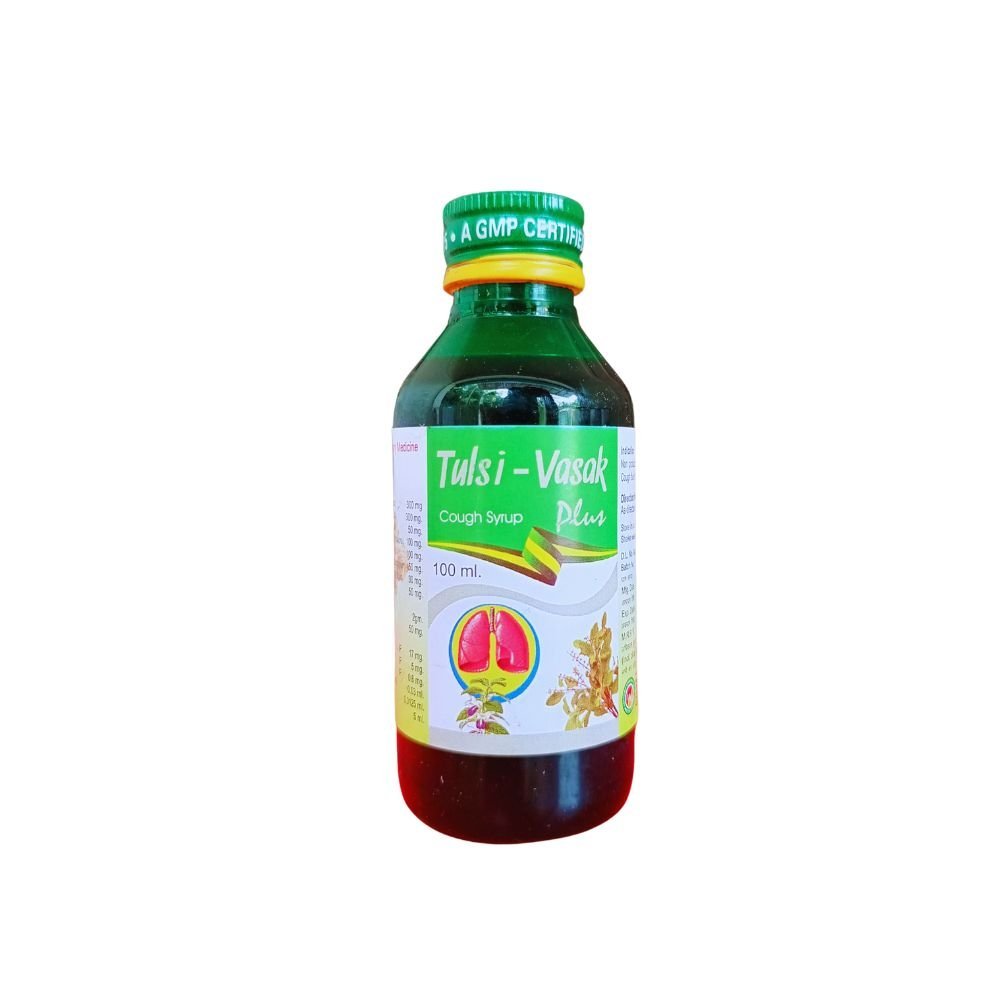 Tulsi - Vasak Plus Syrup 100ml. (pack of 3) - HEALTH AIM PHARMACY