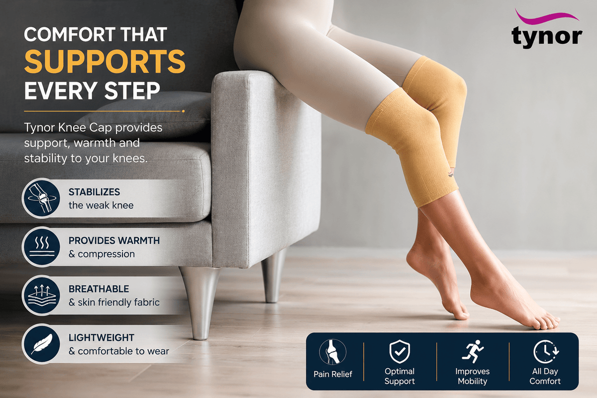 Tynor Knee Cap, 1 Pair - HEALTH AIM PHARMACY
