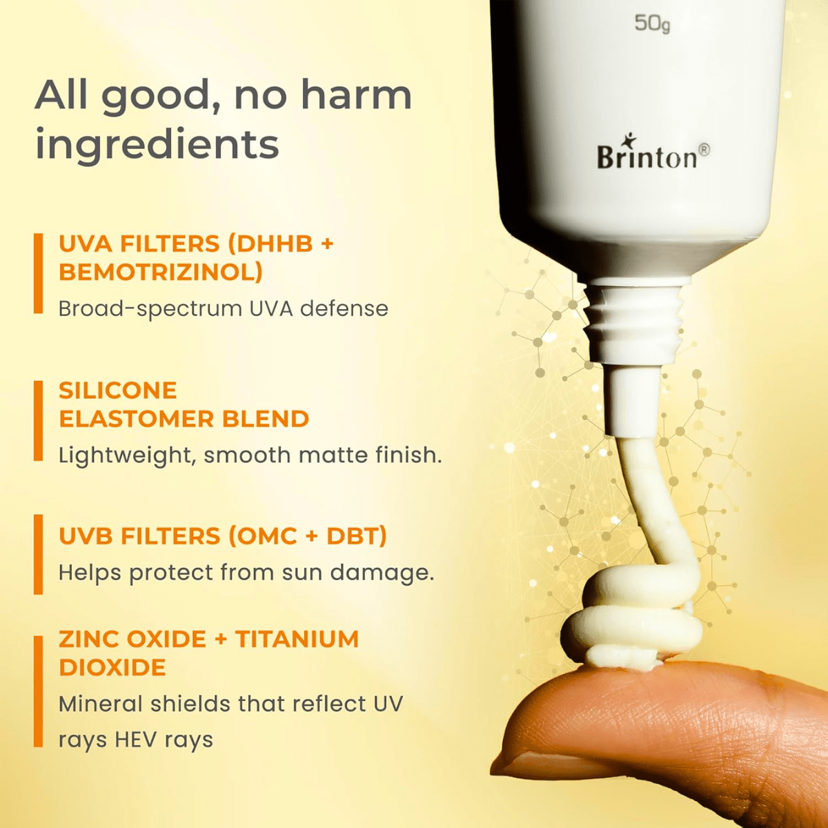 UV Doux Silicone Sunscreen Gel SPF 50 PA+++ | Oil - Free, Matte Finish & Water - Resistant 100G - HEALTH AIM PHARMACY