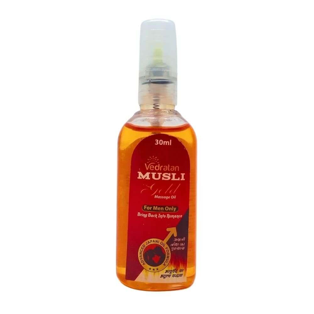 Vedratan Musli Gold Massage Oil 30ml. (pack of 2) - HEALTH AIM PHARMACY
