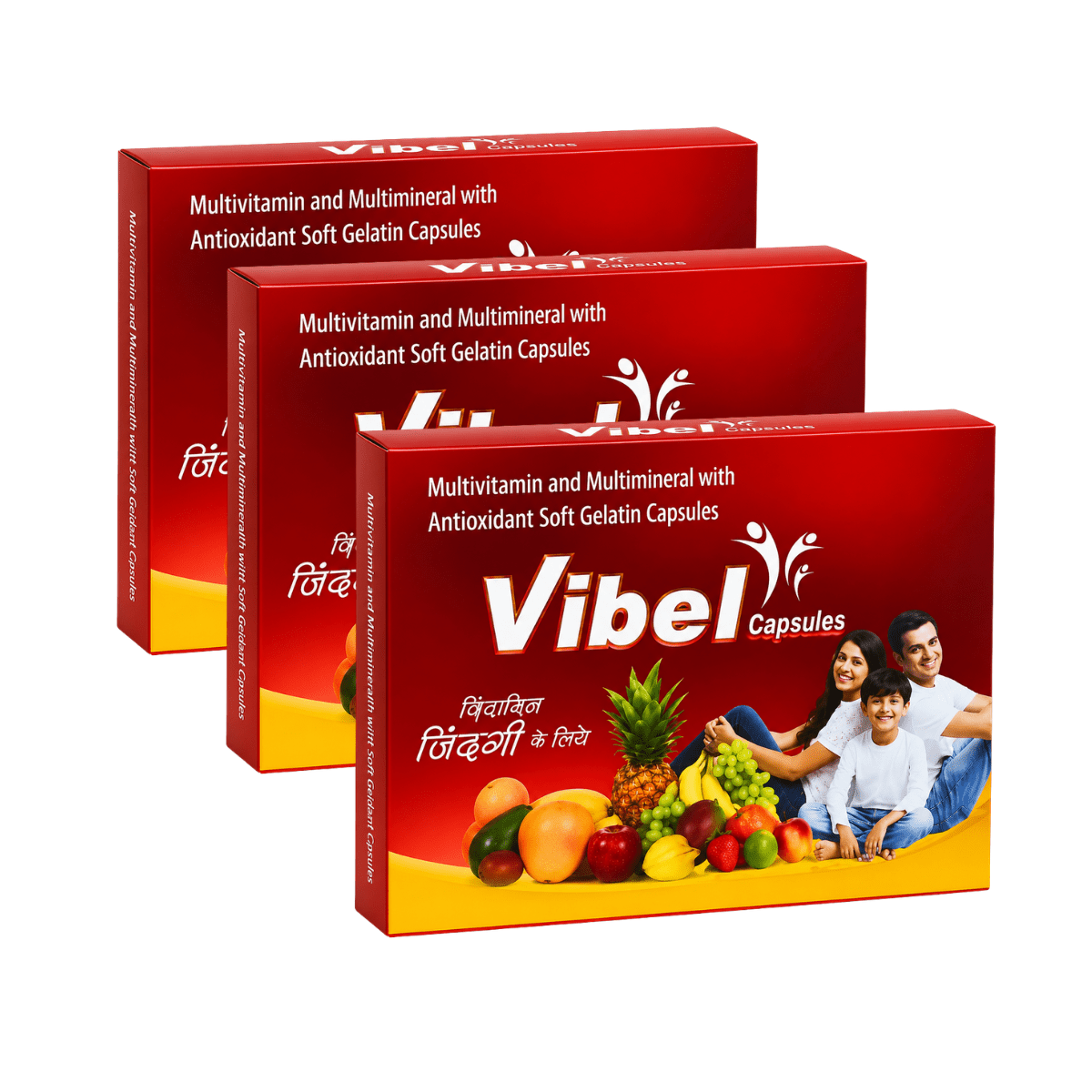 Vibel Capsule For Multivitamin and Multimineral Capsule | 10Caps | Pack Of 3 - HEALTH AIM PHARMACY