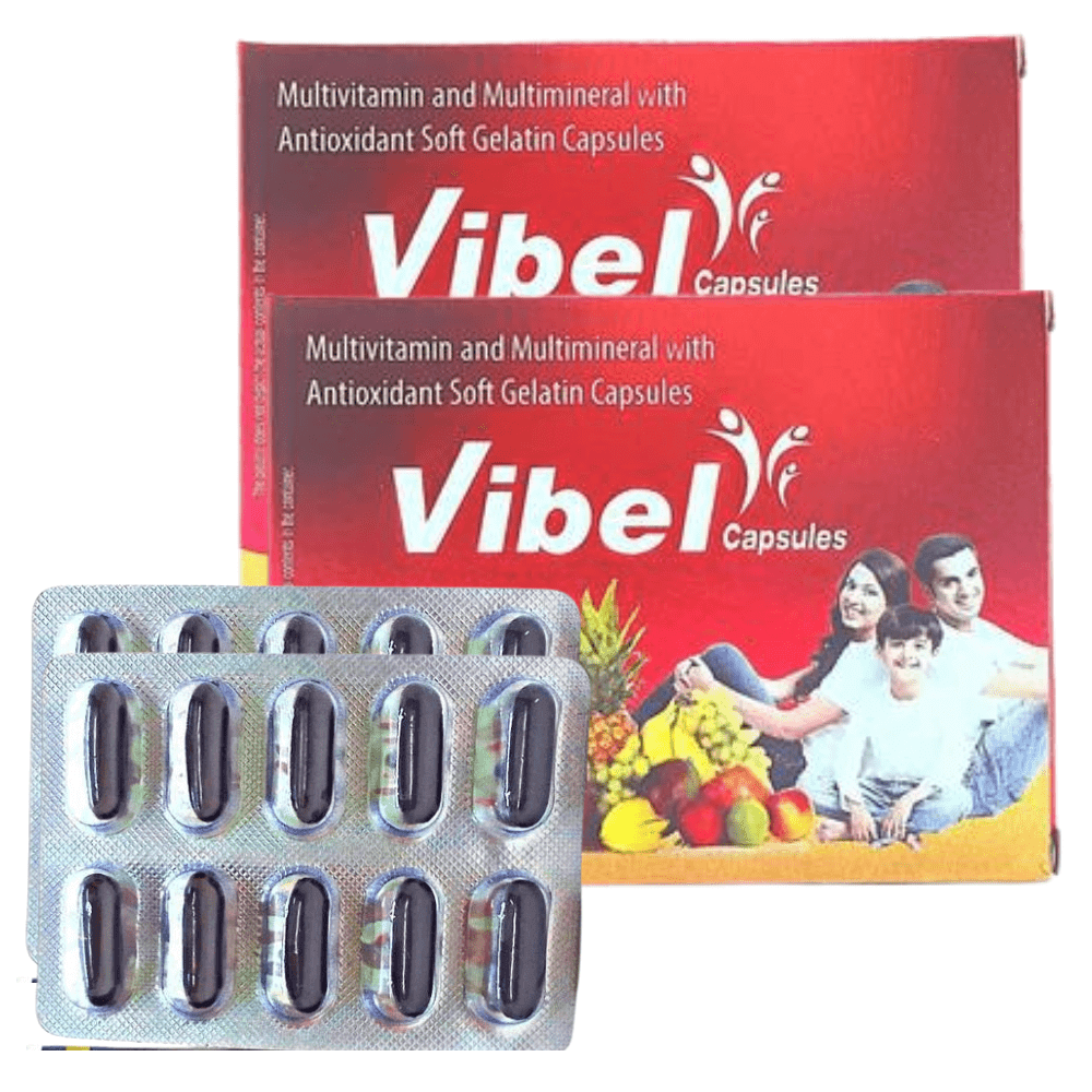 Vibel Multivitamin Capsule (Pack Of 3) - HEALTH AIM PHARMACY