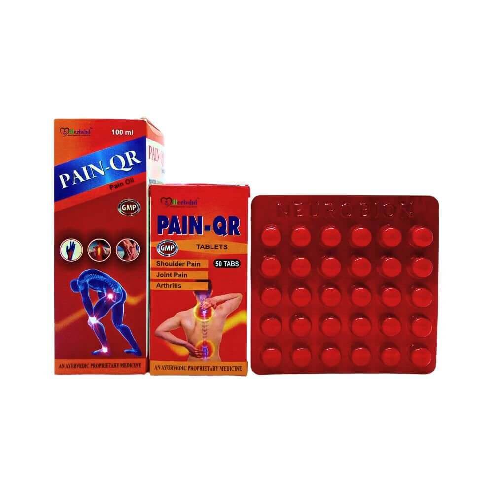 Vitamin B Nurobion Forte Tablets & Pain - QR Oil & Tablets - HEALTH AIM PHARMACY